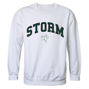Lake Erie College Campus Crewneck Pullover Sweatshirt Sweater White