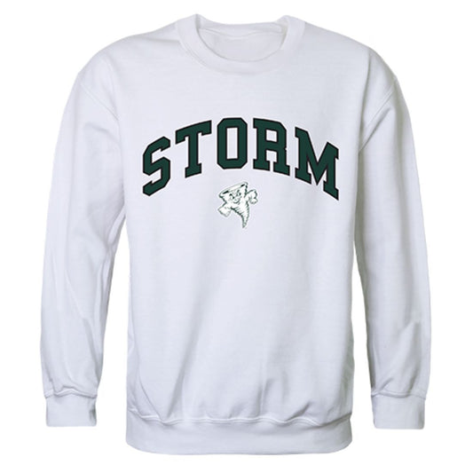Lake Erie College Campus Crewneck Pullover Sweatshirt Sweater White