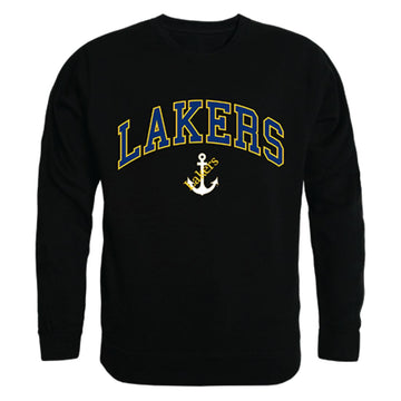 LSSU Lake Superior State University Campus Crewneck Pullover Sweatshirt Sweater Black
