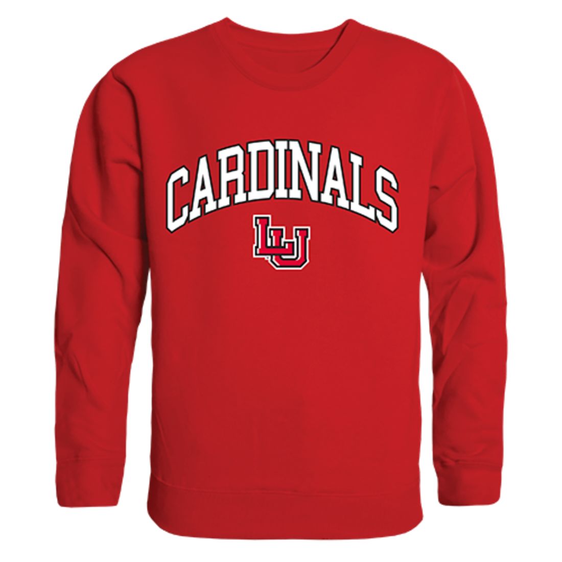 Lamar University Campus Crewneck Pullover Sweatshirt Sweater Red