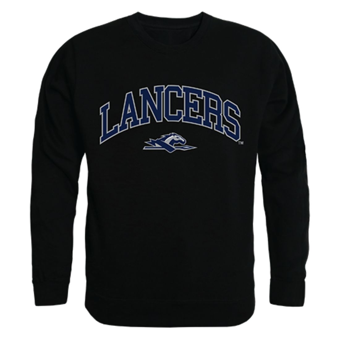 Longwood University Campus Crewneck Pullover Sweatshirt Sweater Black