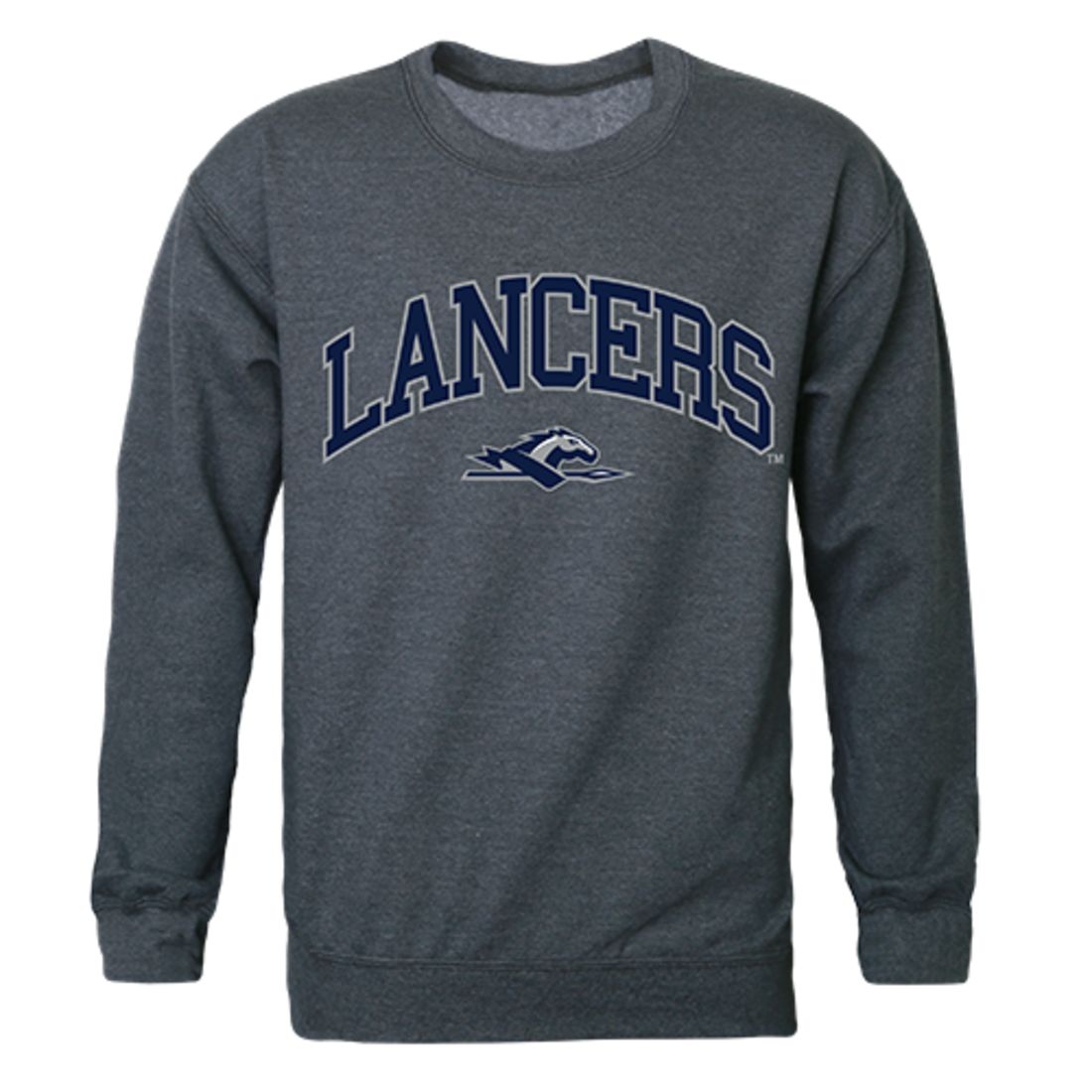 Longwood University Campus Crewneck Pullover Sweatshirt Sweater Heather Charcoal
