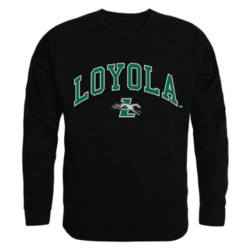 Loyola University Maryland Campus Crewneck Pullover Sweatshirt Sweater Black