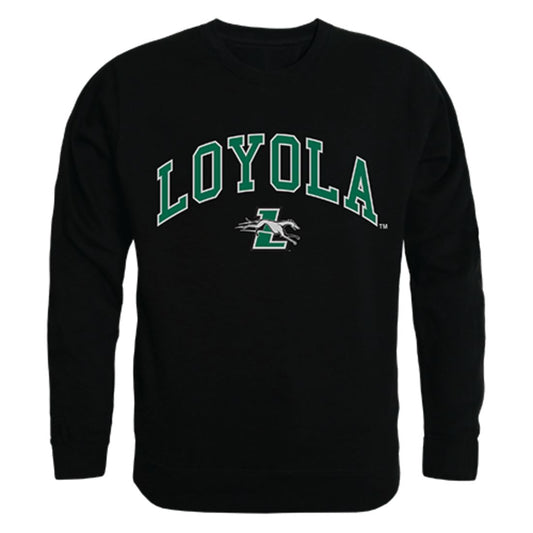 Loyola University Maryland Campus Crewneck Pullover Sweatshirt Sweater Black