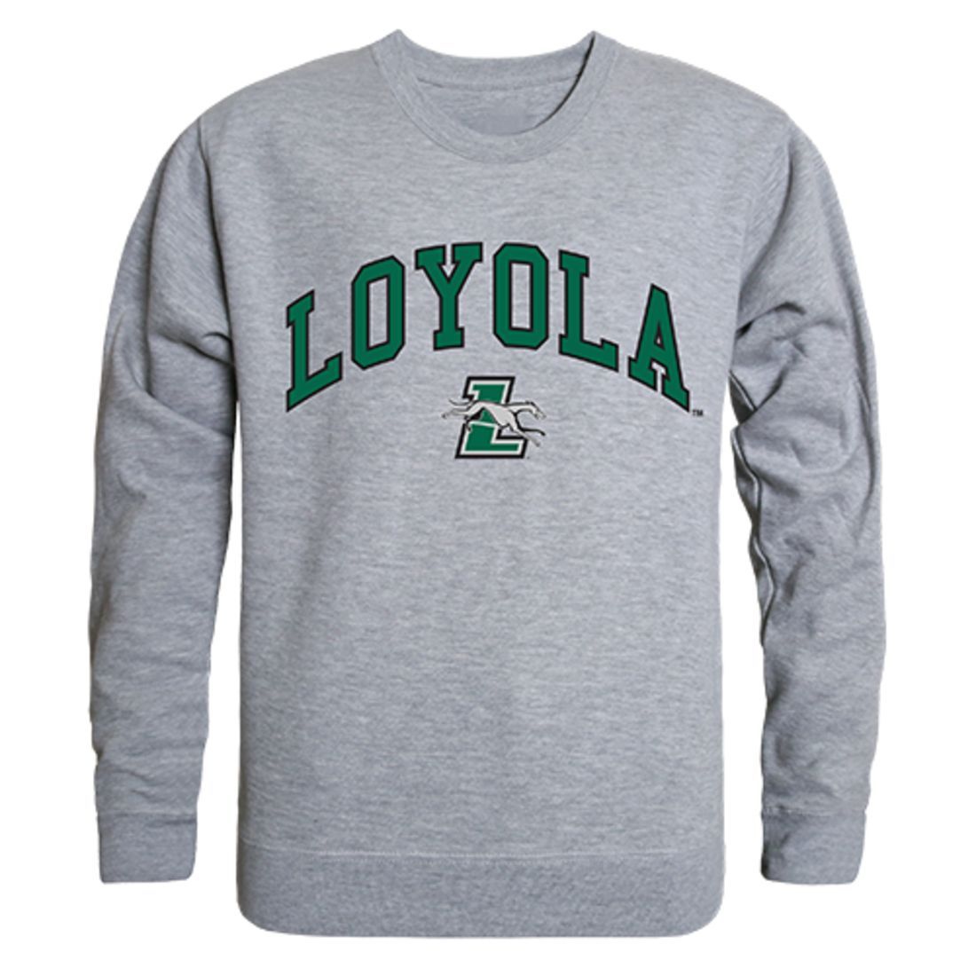 Loyola University Maryland Campus Crewneck Pullover Sweatshirt Sweater Heather Grey