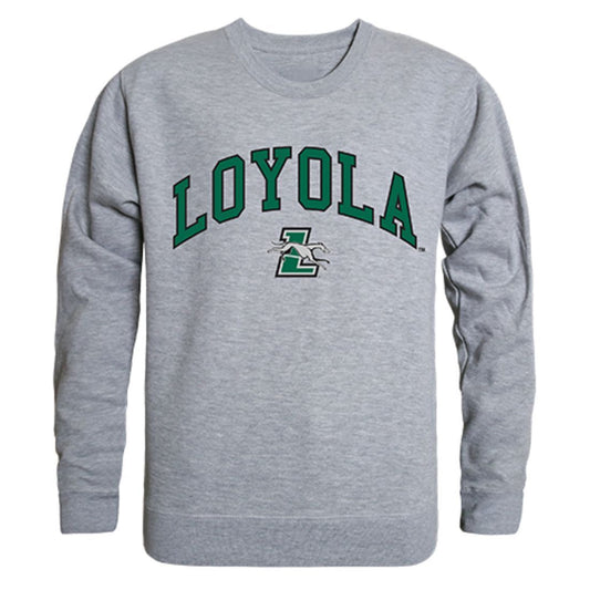 Loyola University Maryland Campus Crewneck Pullover Sweatshirt Sweater Heather Grey