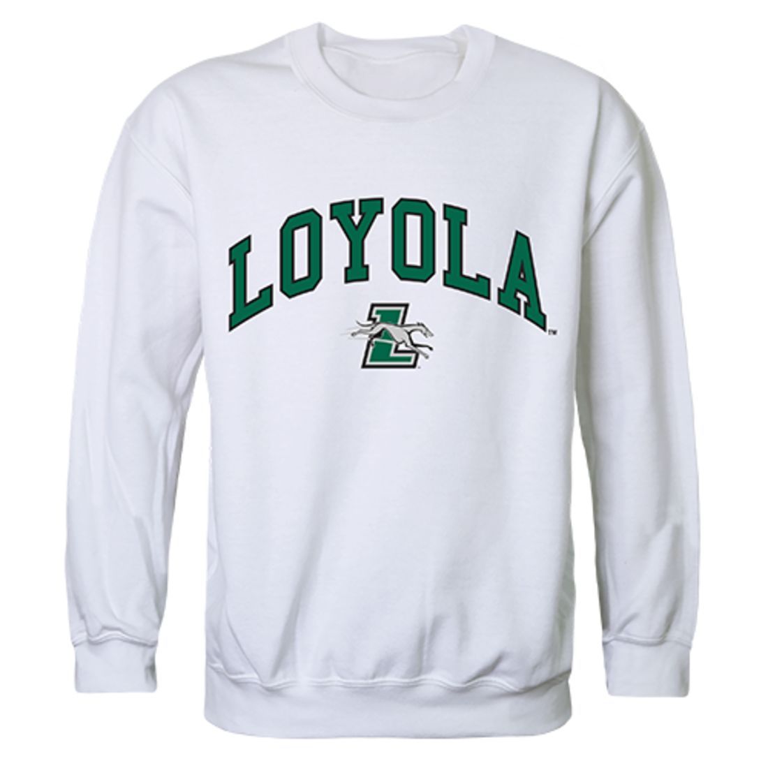 Loyola University Maryland Campus Crewneck Pullover Sweatshirt Sweater White