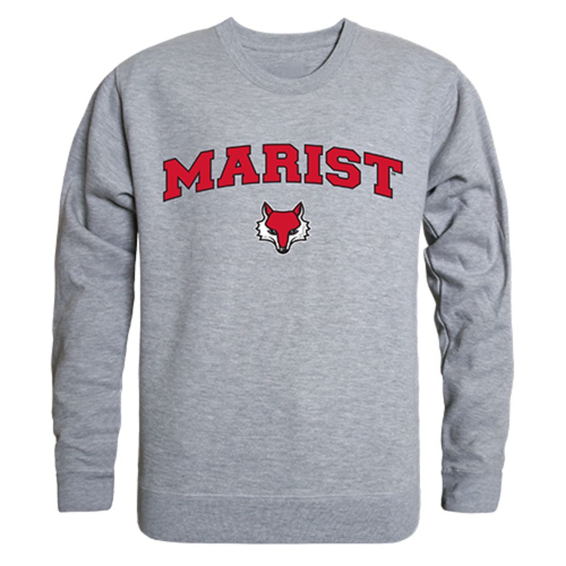 Marist College Campus Crewneck Pullover Sweatshirt Sweater Heather Grey