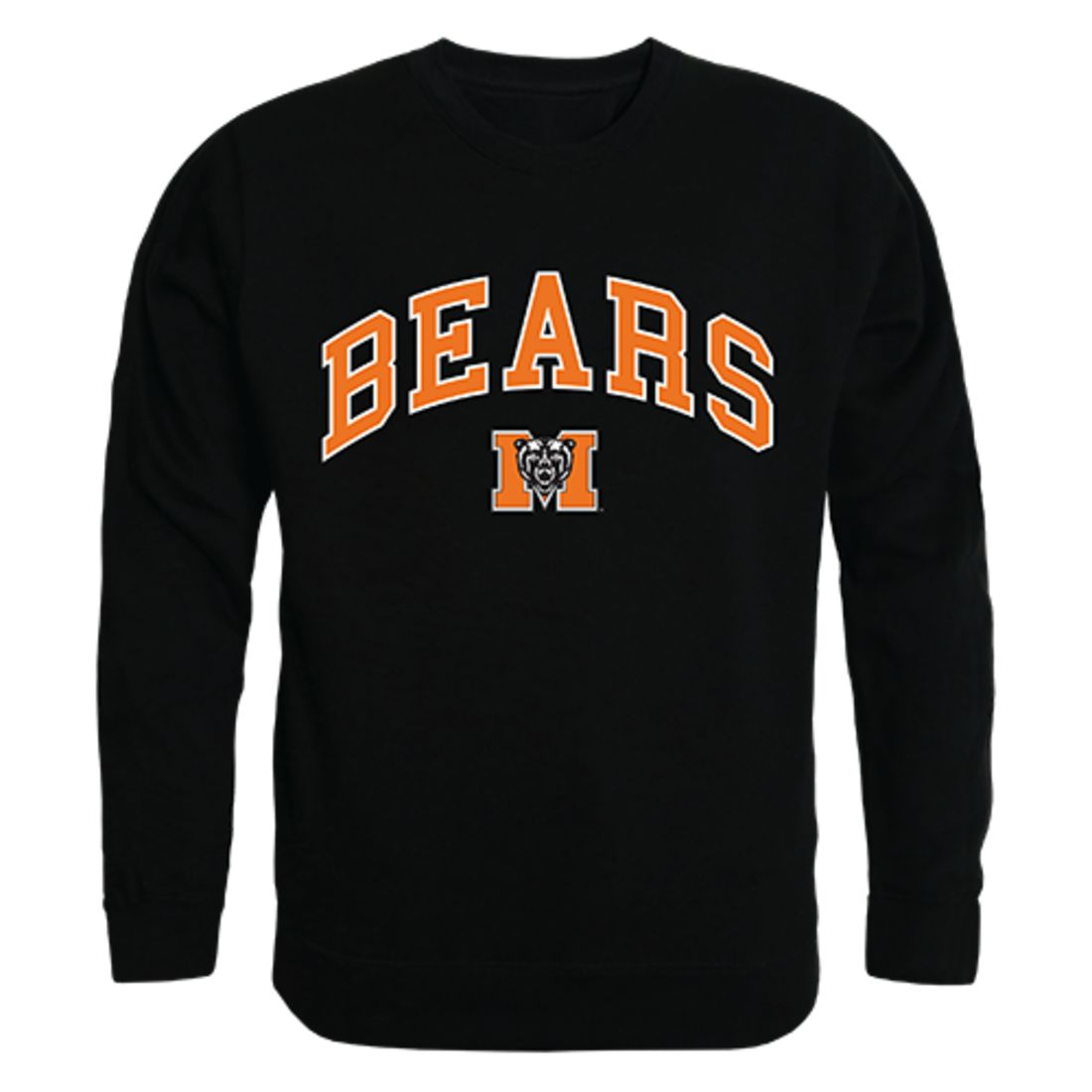 Mercer University Campus Crewneck Pullover Sweatshirt Sweater Black
