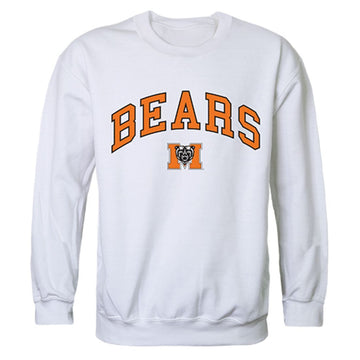 Mercer University Campus Crewneck Pullover Sweatshirt Sweater White