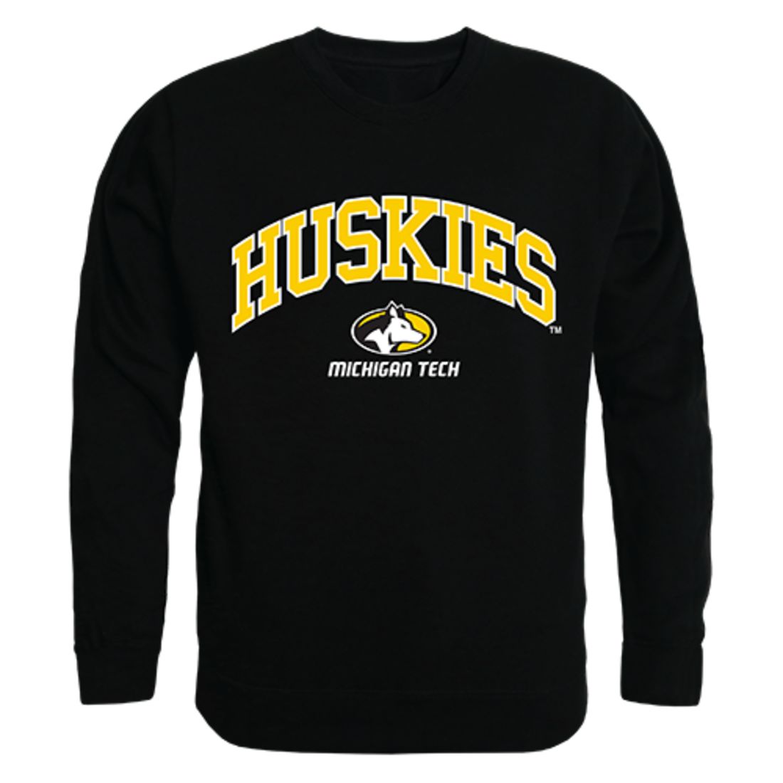 Michigan Technological University Campus Crewneck Pullover Sweatshirt Sweater Black