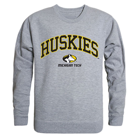 Michigan Technological University Campus Crewneck Pullover Sweatshirt Sweater Heather Grey