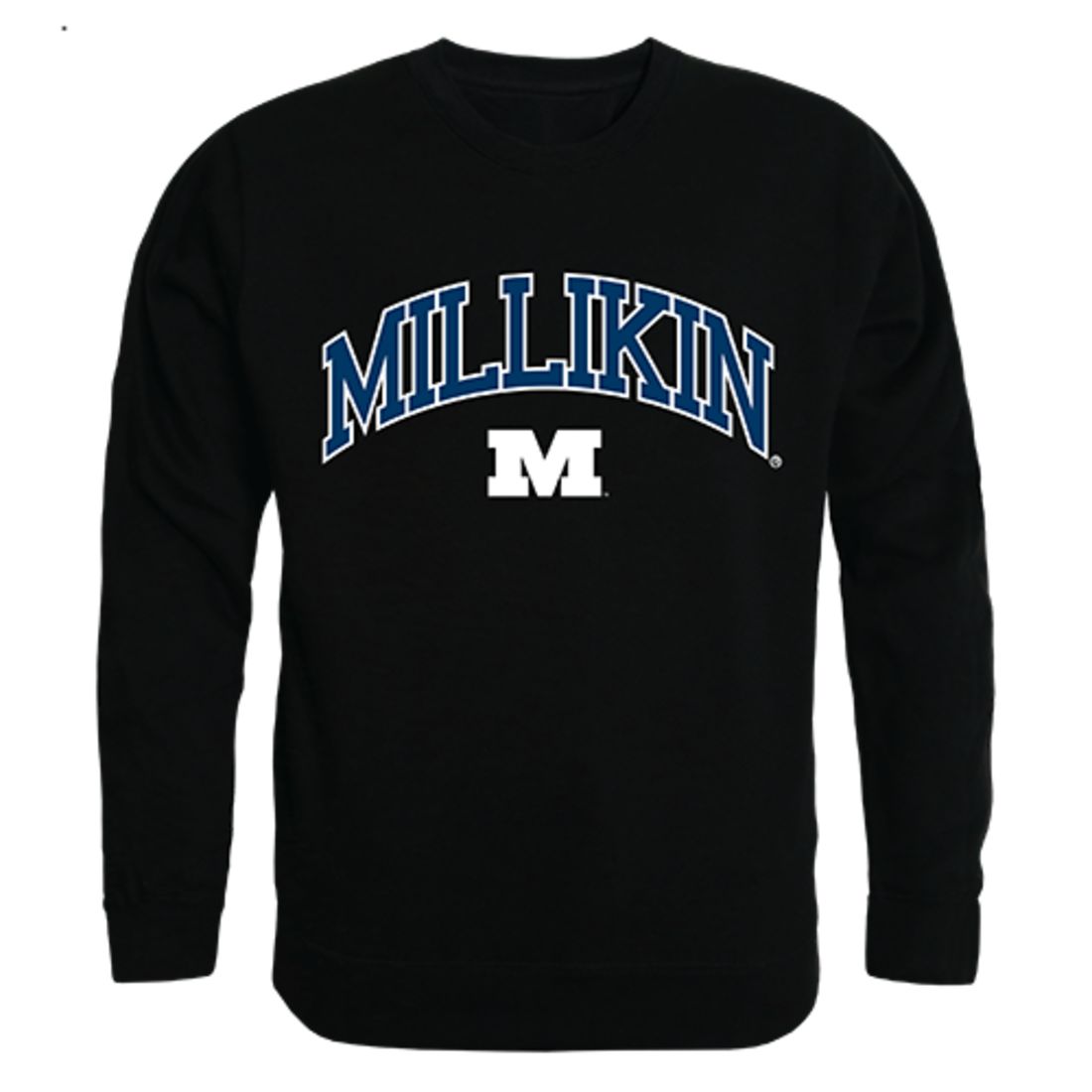 Millikin University Campus Crewneck Pullover Sweatshirt Sweater Black