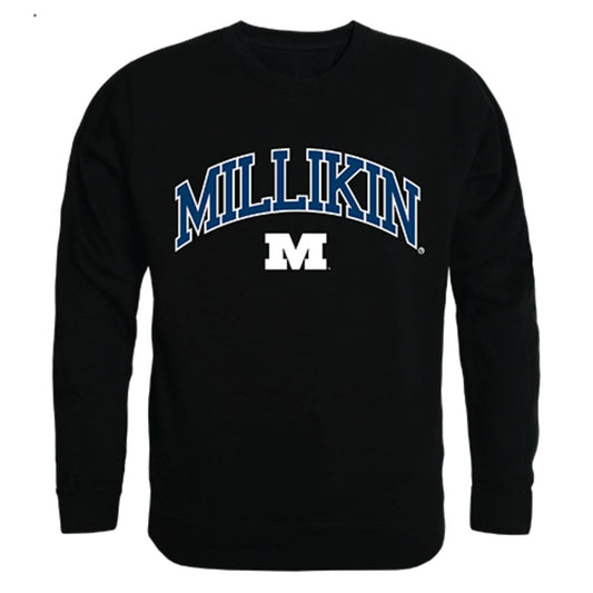 Millikin University Campus Crewneck Pullover Sweatshirt Sweater Black