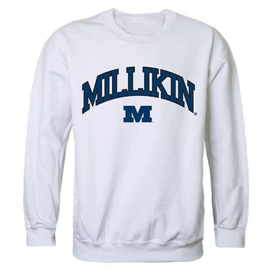 Millikin University Campus Crewneck Pullover Sweatshirt Sweater White