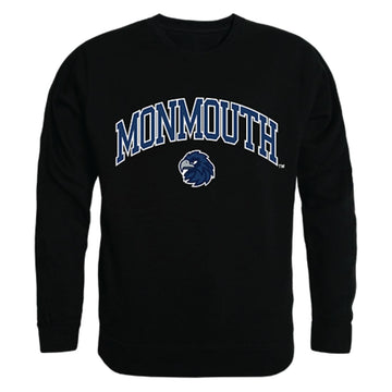 Monmouth University Campus Crewneck Pullover Sweatshirt Sweater Black