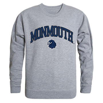Monmouth University Campus Crewneck Pullover Sweatshirt Sweater Heather Grey