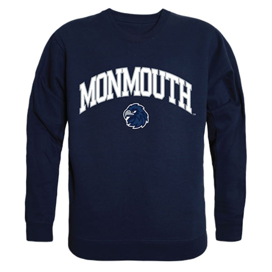 Monmouth University Campus Crewneck Pullover Sweatshirt Sweater Navy