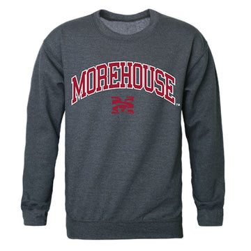 Morehouse College Campus Crewneck Pullover Sweatshirt Sweater Heather Charcoal