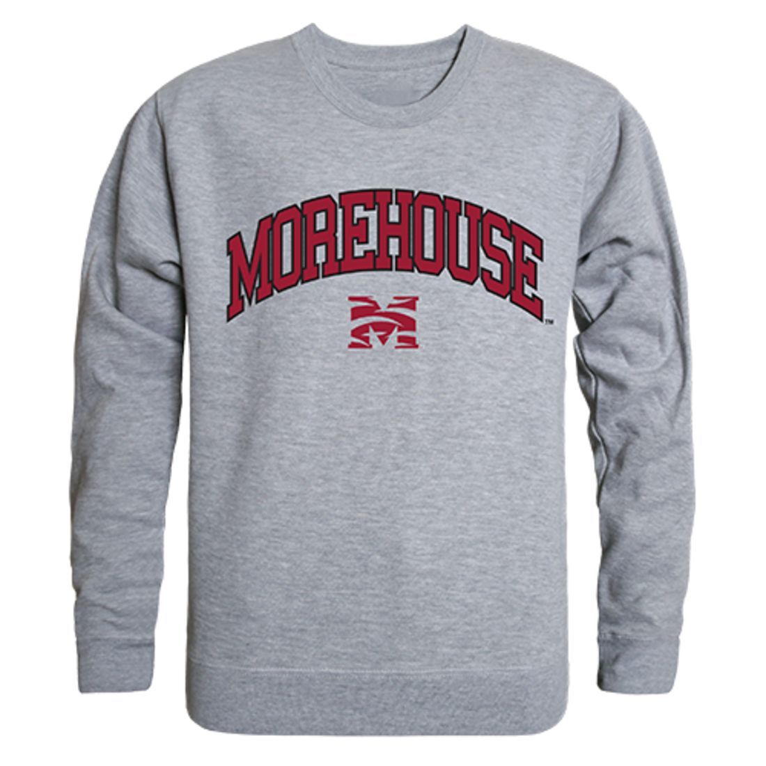 Morehouse College Campus Crewneck Pullover Sweatshirt Sweater Heather Grey