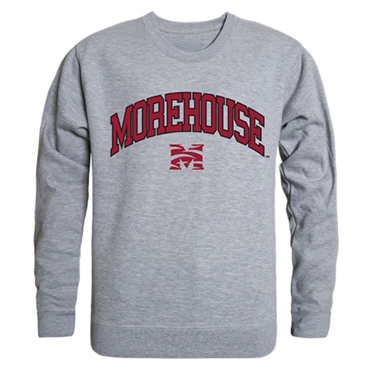 Morehouse College Campus Crewneck Pullover Sweatshirt Sweater Heather Grey