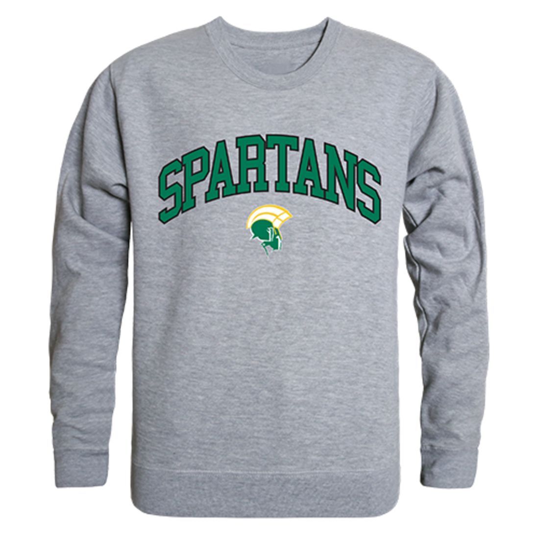 NSU Norfolk State University Campus Crewneck Pullover Sweatshirt Sweater Heather Grey