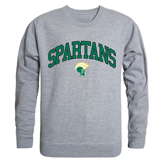 NSU Norfolk State University Campus Crewneck Pullover Sweatshirt Sweater Heather Grey
