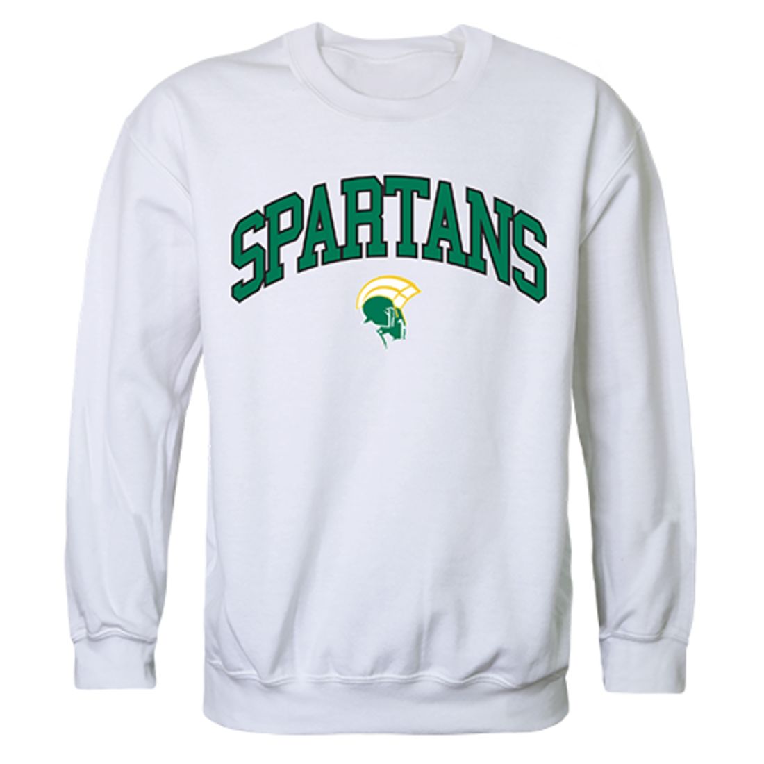 NSU Norfolk State University Campus Crewneck Pullover Sweatshirt Sweater White