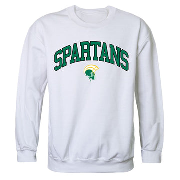 NSU Norfolk State University Campus Crewneck Pullover Sweatshirt Sweater White