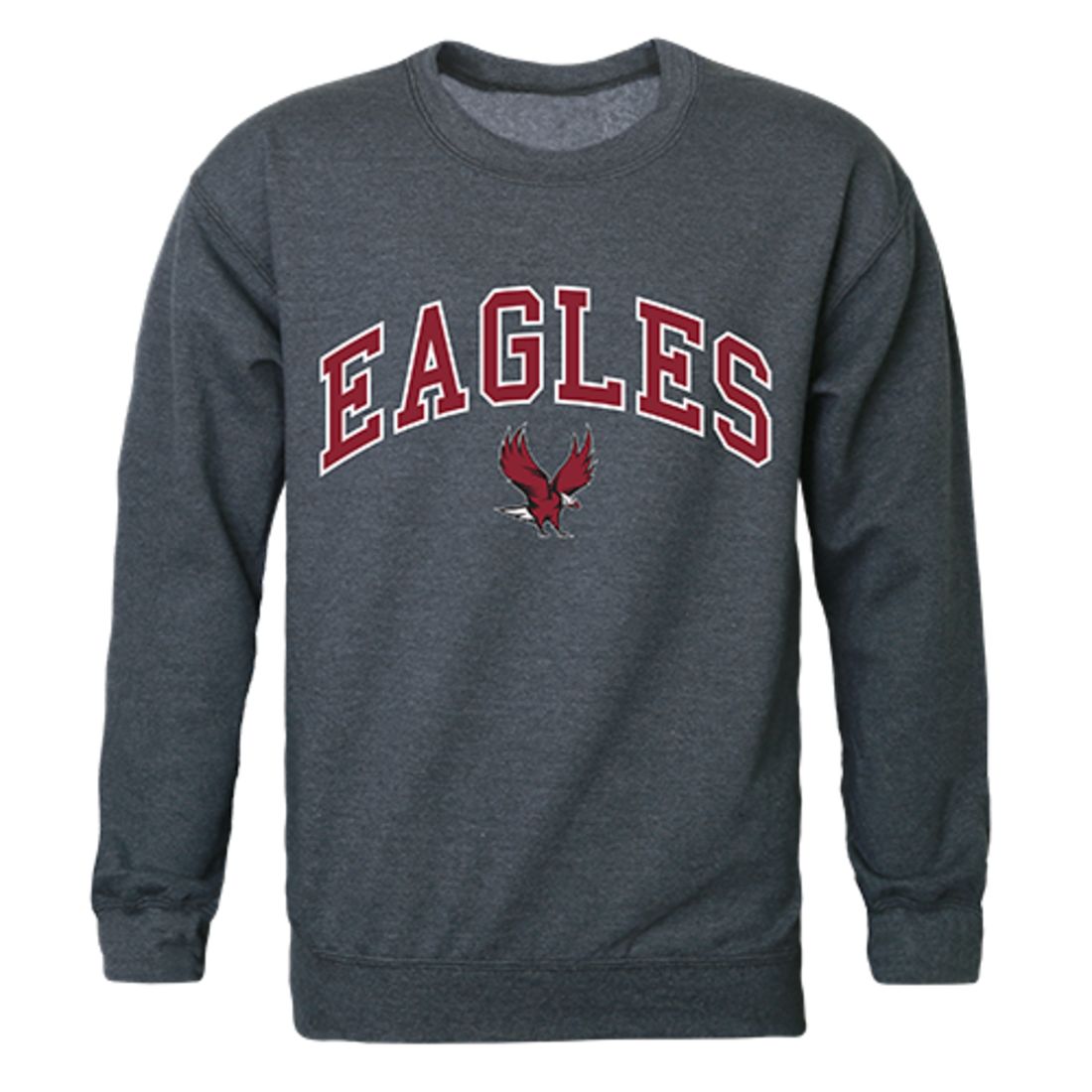 NCCU North Carolina Central University Campus Crewneck Pullover Sweatshirt Sweater Heather Charcoal