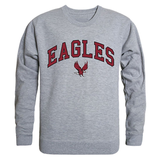NCCU North Carolina Central University Campus Crewneck Pullover Sweatshirt Sweater Heather Grey