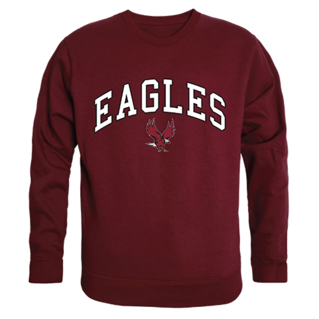 NCCU North Carolina Central University Campus Crewneck Pullover Sweatshirt Sweater Maroon