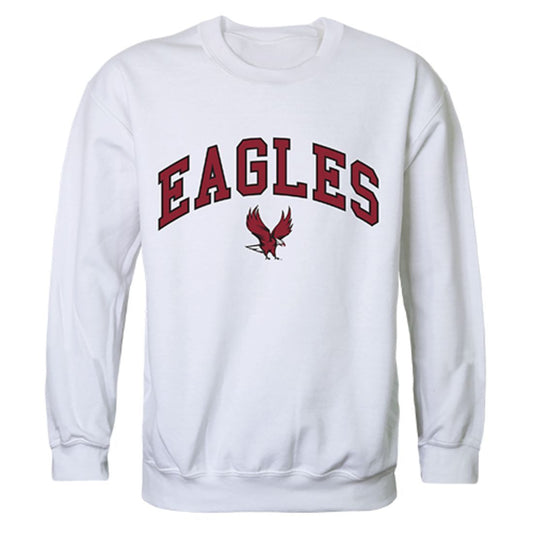 NCCU North Carolina Central University Campus Crewneck Pullover Sweatshirt Sweater White