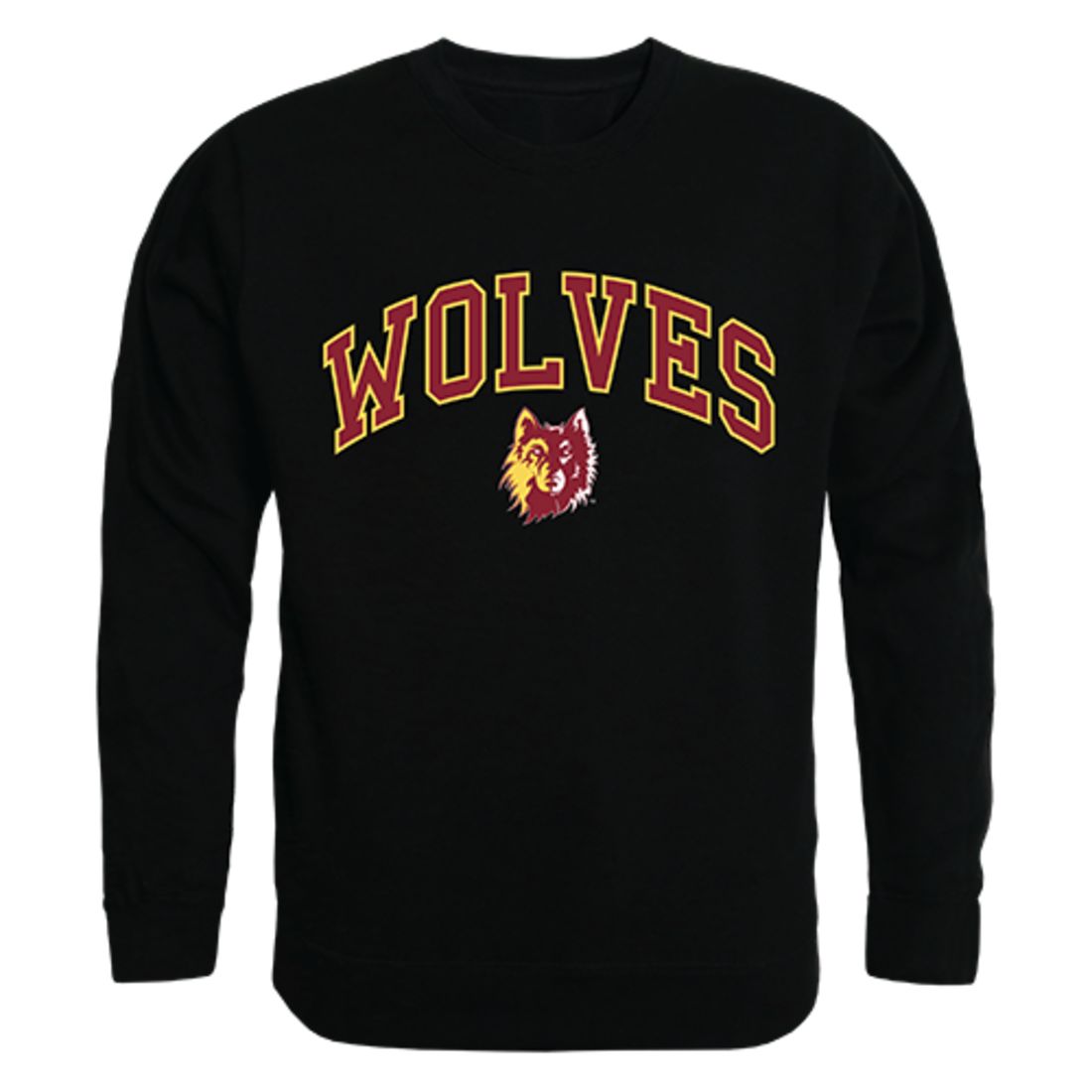 NSU Northern State University Campus Crewneck Pullover Sweatshirt Sweater Black