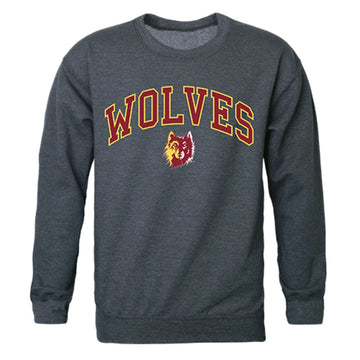 NSU Northern State University Campus Crewneck Pullover Sweatshirt Sweater Heather Charcoal