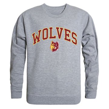NSU Northern State University Campus Crewneck Pullover Sweatshirt Sweater Heather Grey