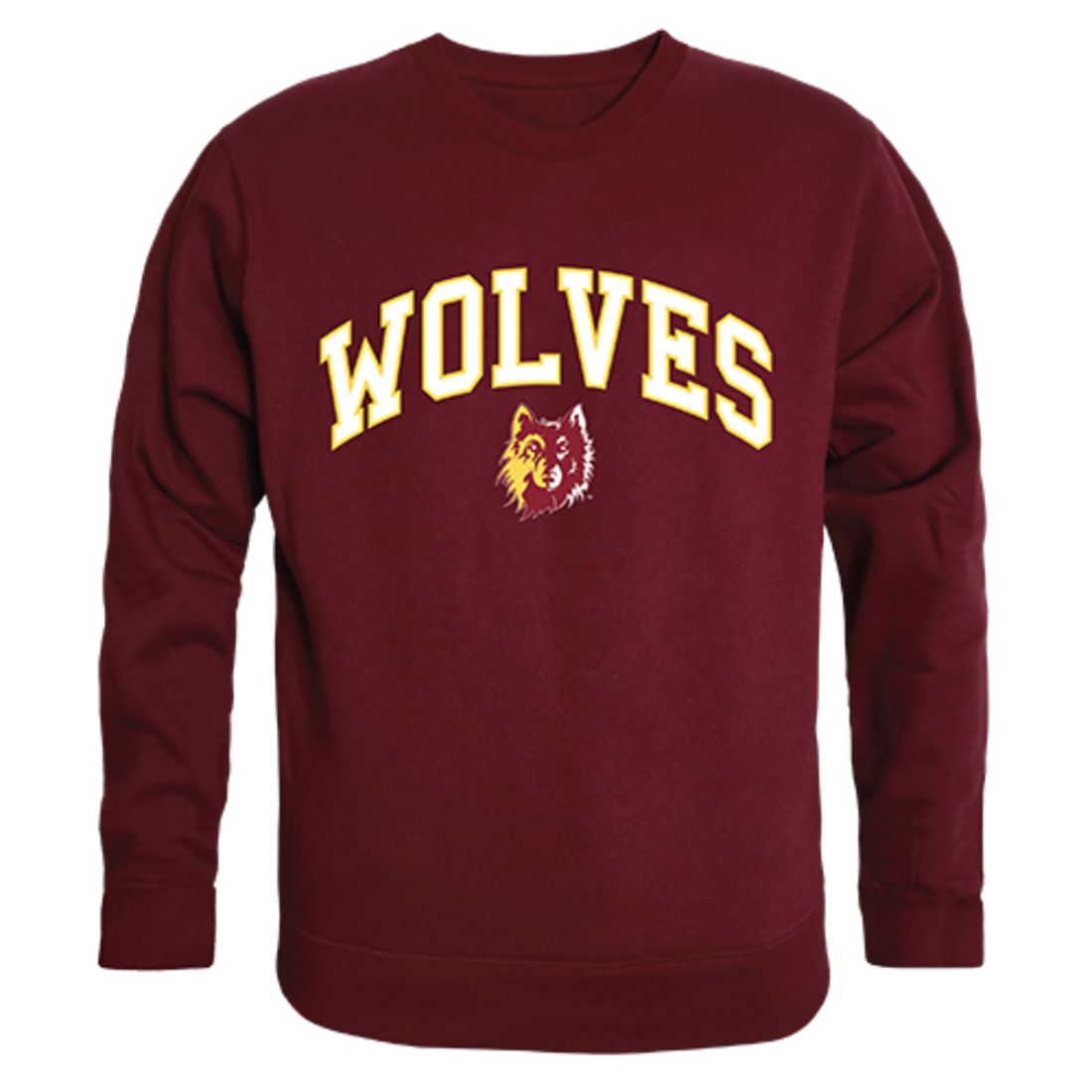 NSU Northern State University Campus Crewneck Pullover Sweatshirt Sweater Maroon