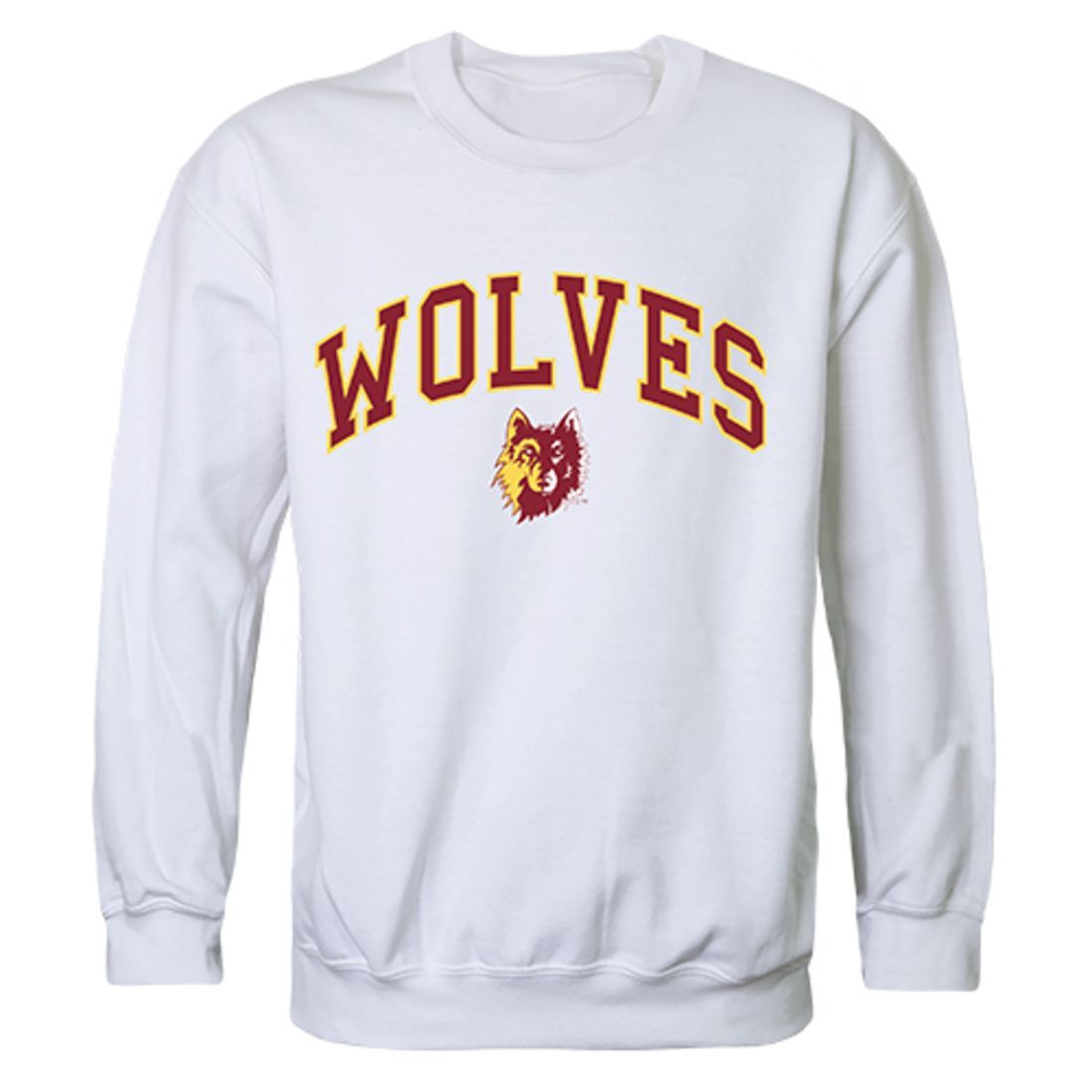 NSU Northern State University Campus Crewneck Pullover Sweatshirt Sweater White