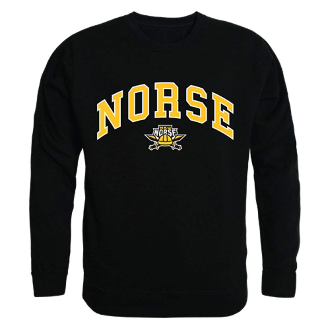 NKU Northern Kentucky University Campus Crewneck Pullover Sweatshirt Sweater Black