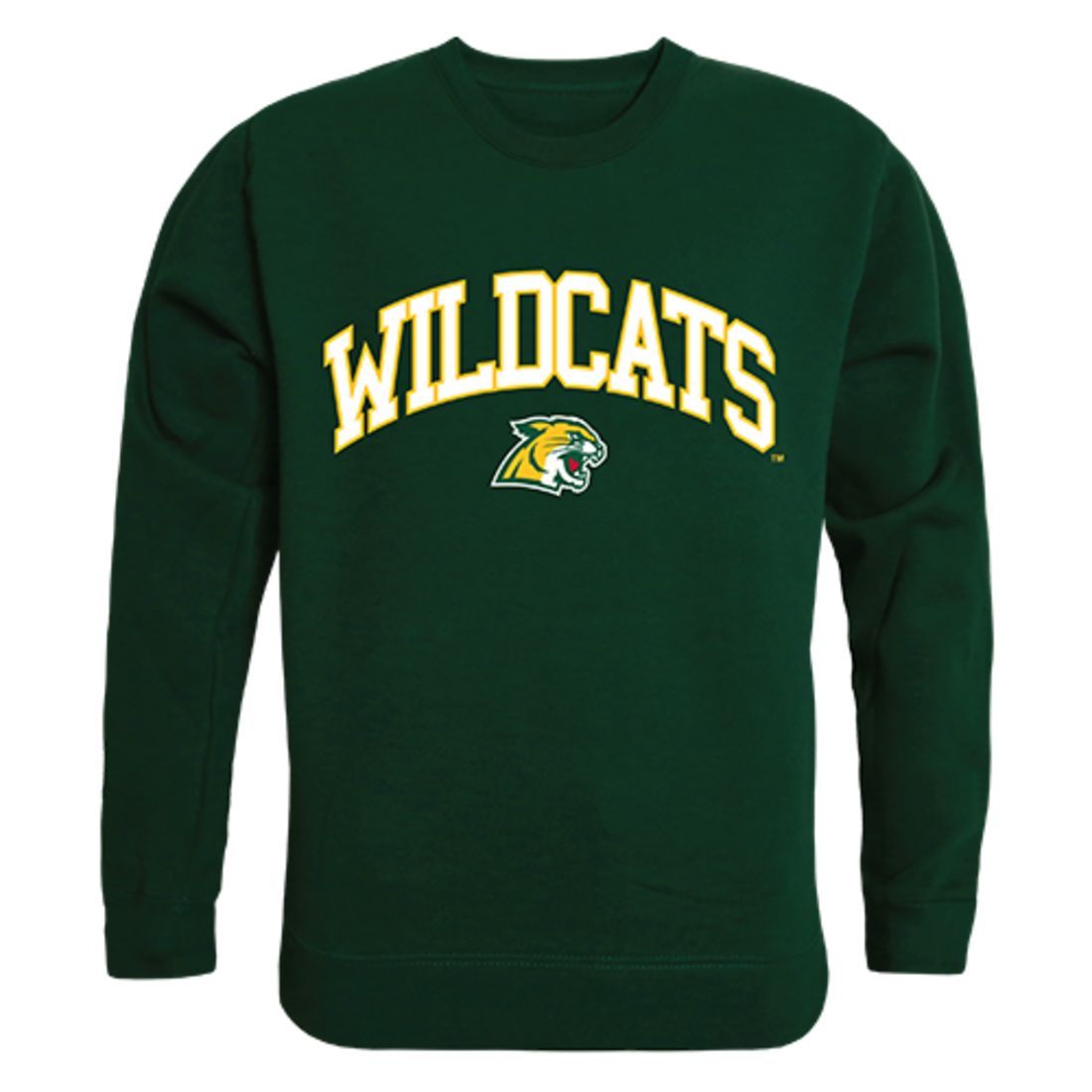 NMU Northern Michigan University Campus Crewneck Pullover Sweatshirt Sweater Forest