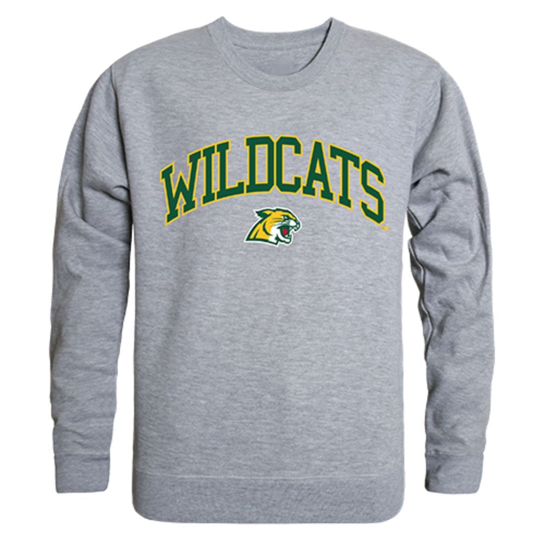 NMU Northern Michigan University Campus Crewneck Pullover Sweatshirt Sweater Heather Grey