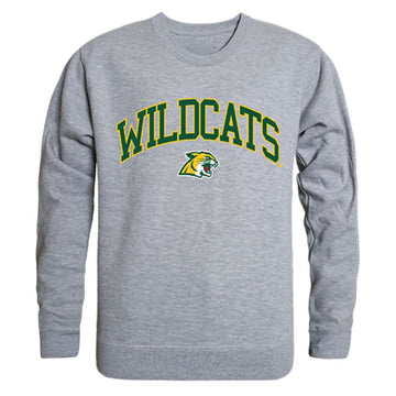 NMU Northern Michigan University Campus Crewneck Pullover Sweatshirt Sweater Heather Grey