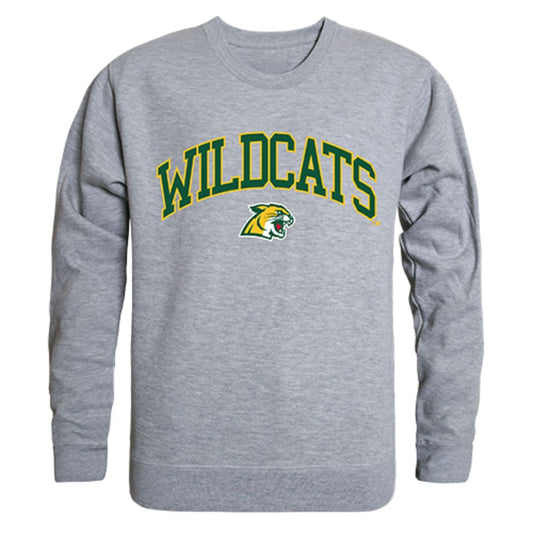NMU Northern Michigan University Campus Crewneck Pullover Sweatshirt Sweater Heather Grey
