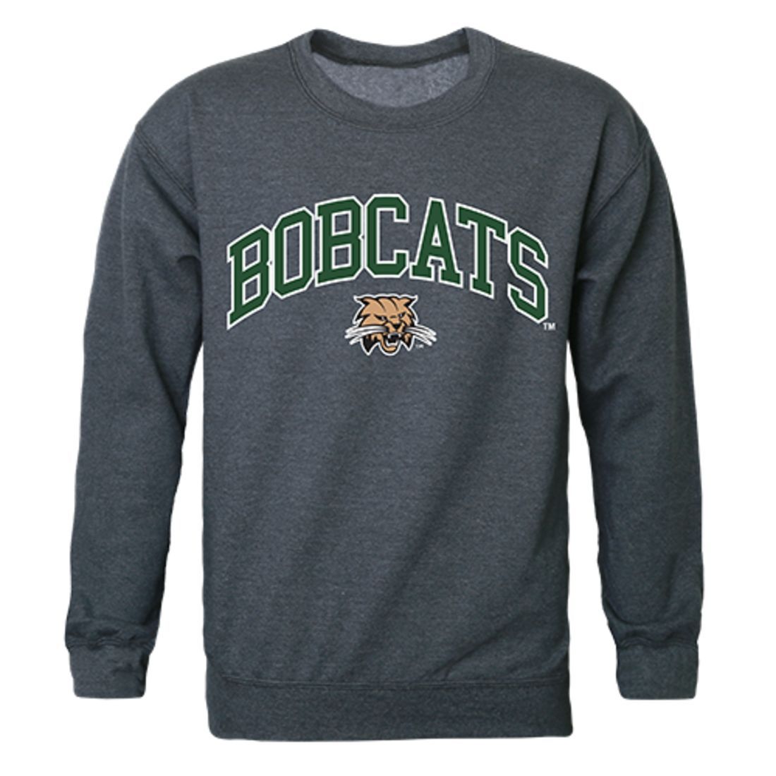 Ohio University Campus Crewneck Pullover Sweatshirt Sweater Heather Charcoal