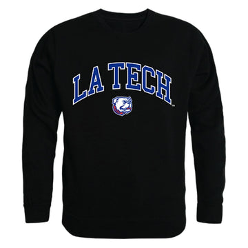 Louisiana Tech University Campus Crewneck Pullover Sweatshirt Sweater Black