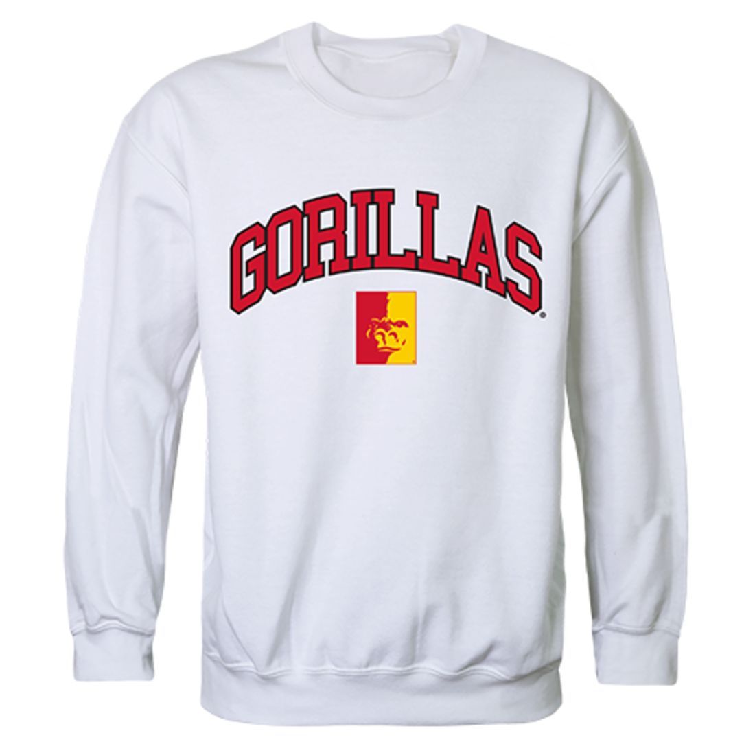 Pittsburg State University Campus Crewneck Pullover Sweatshirt Sweater White