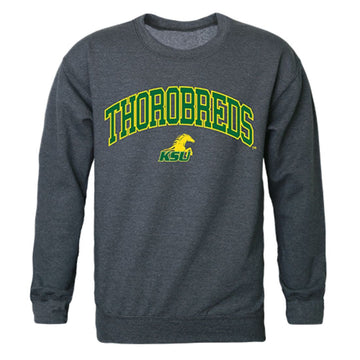 KYSU Kentucky State University Campus Crewneck Pullover Sweatshirt Sweater Heather Charcoal