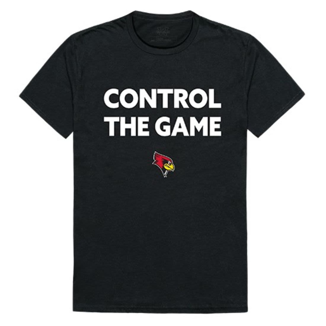 ISU Illinois State University Redbirds Control the Game T-Shirt Black