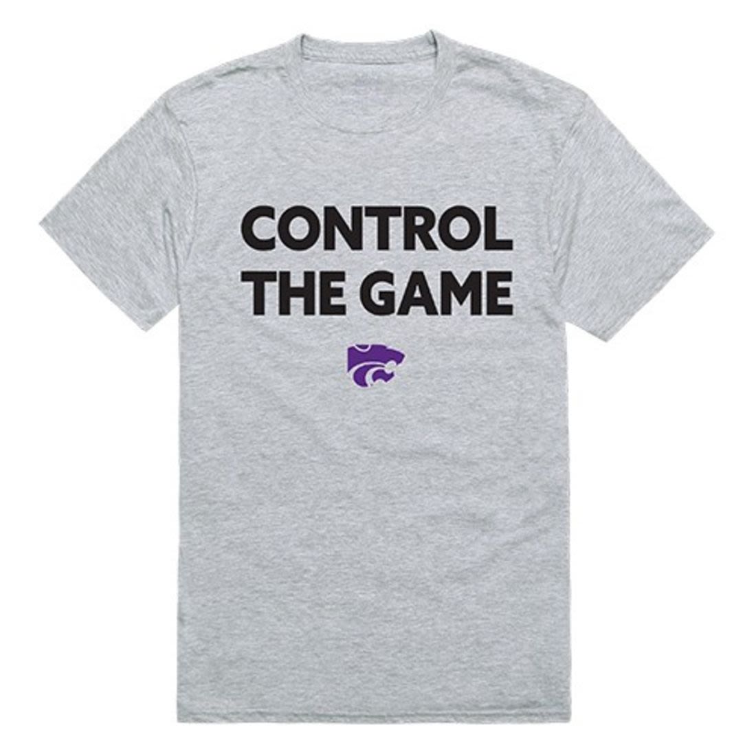 KSU Kansas State University Wildcats Control the Game T-Shirt Heather Grey