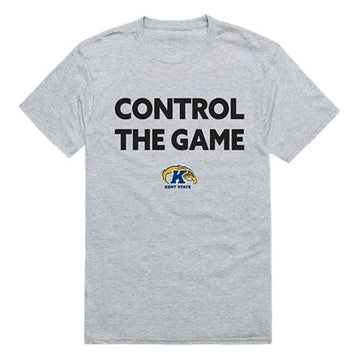 KSU Kent State University The Golden Flashes Control the Game T-Shirt Heather Grey